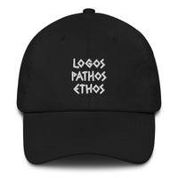Logos Pathos Ethos - Embroidered - Cap - Black
