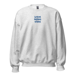 Logos Pathos Ethos - Embroidered - Sweatshirt