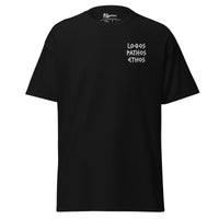 Logos Pathos Ethos - Embroidered - Unisex Classic T-Shirt - Black / S