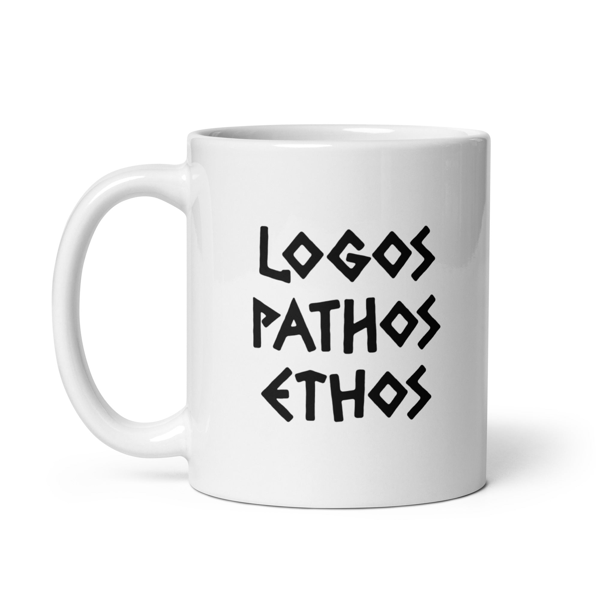 Logos Pathos Ethos - Tazza - The Philosopher's Shirt