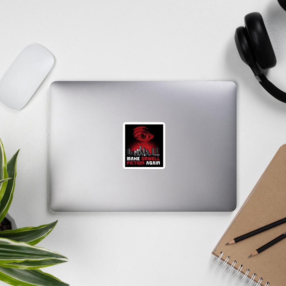 Haz que Orwell vuelva a ser ficción - Versión distópica - Pegatina - The Philosopher's Shirt