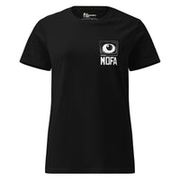 Make Orwell Fiction Again - Front and Back Print - Women’s T-shirt - Black / S