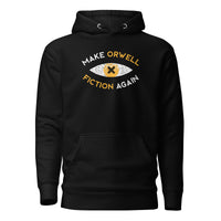 Make Orwell Fiction Again Recon Eye - Premium Hoodie - Black / S