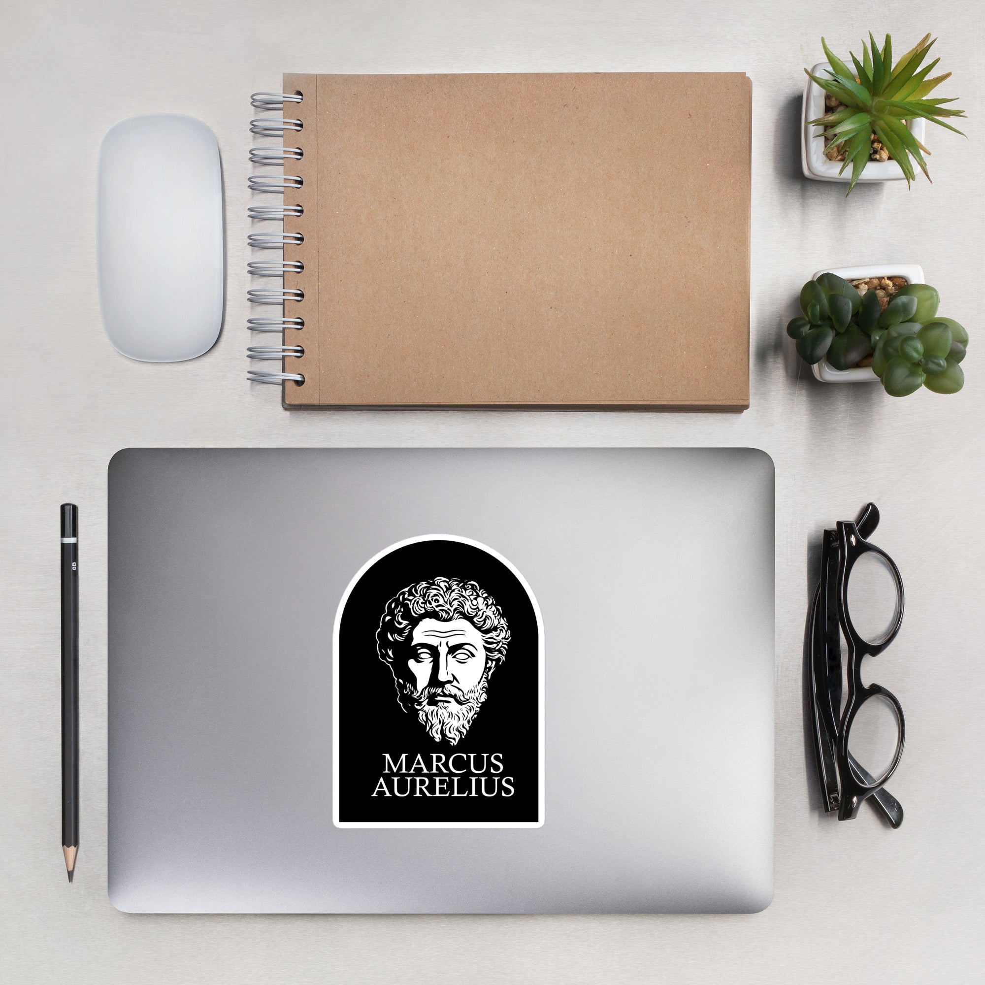 Marcus Aurelius - Sticker - The Philosopher's Shirt