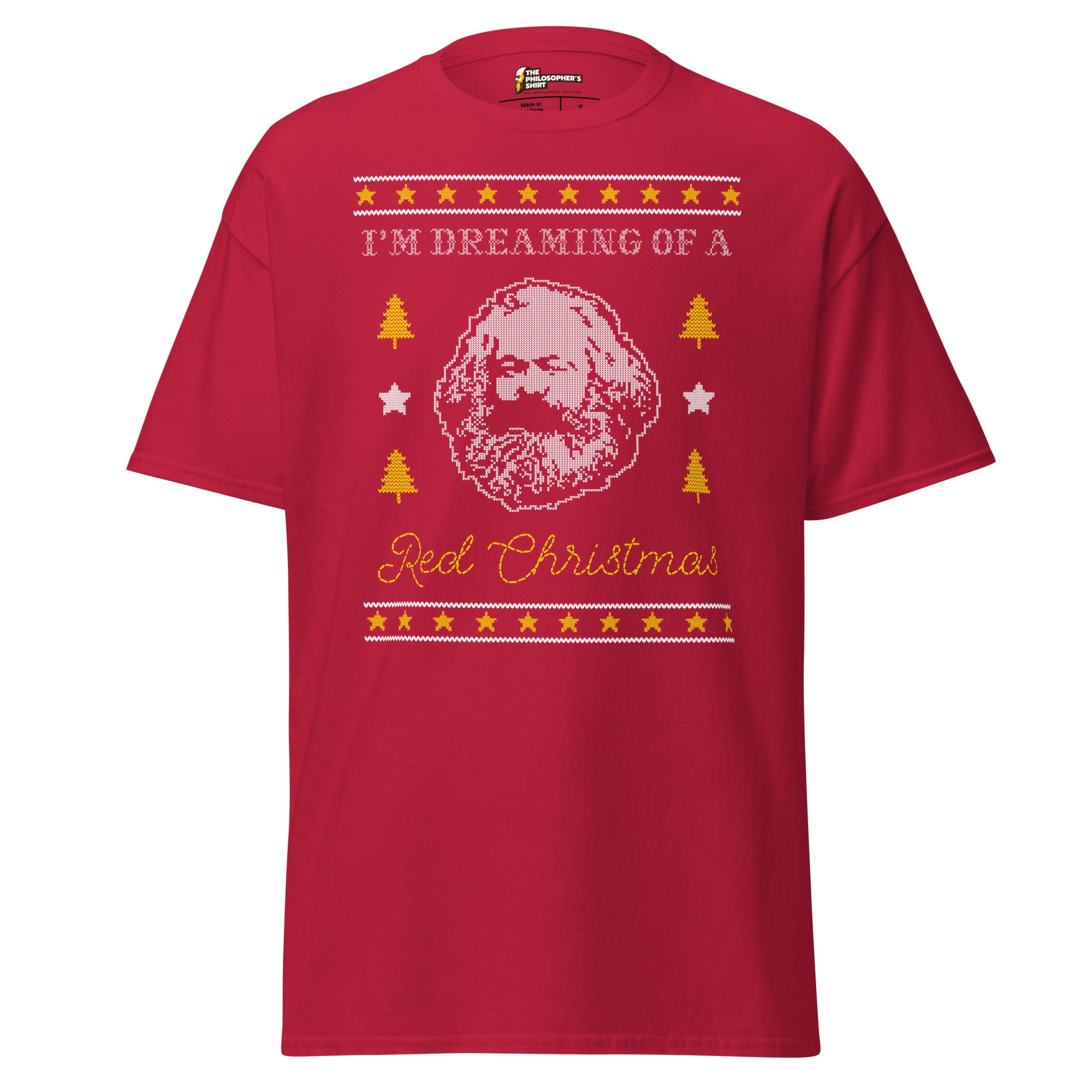 Marx: Sueño con una Navidad red - Unisex Classic T-Shirt - The Philosopher's Shirt