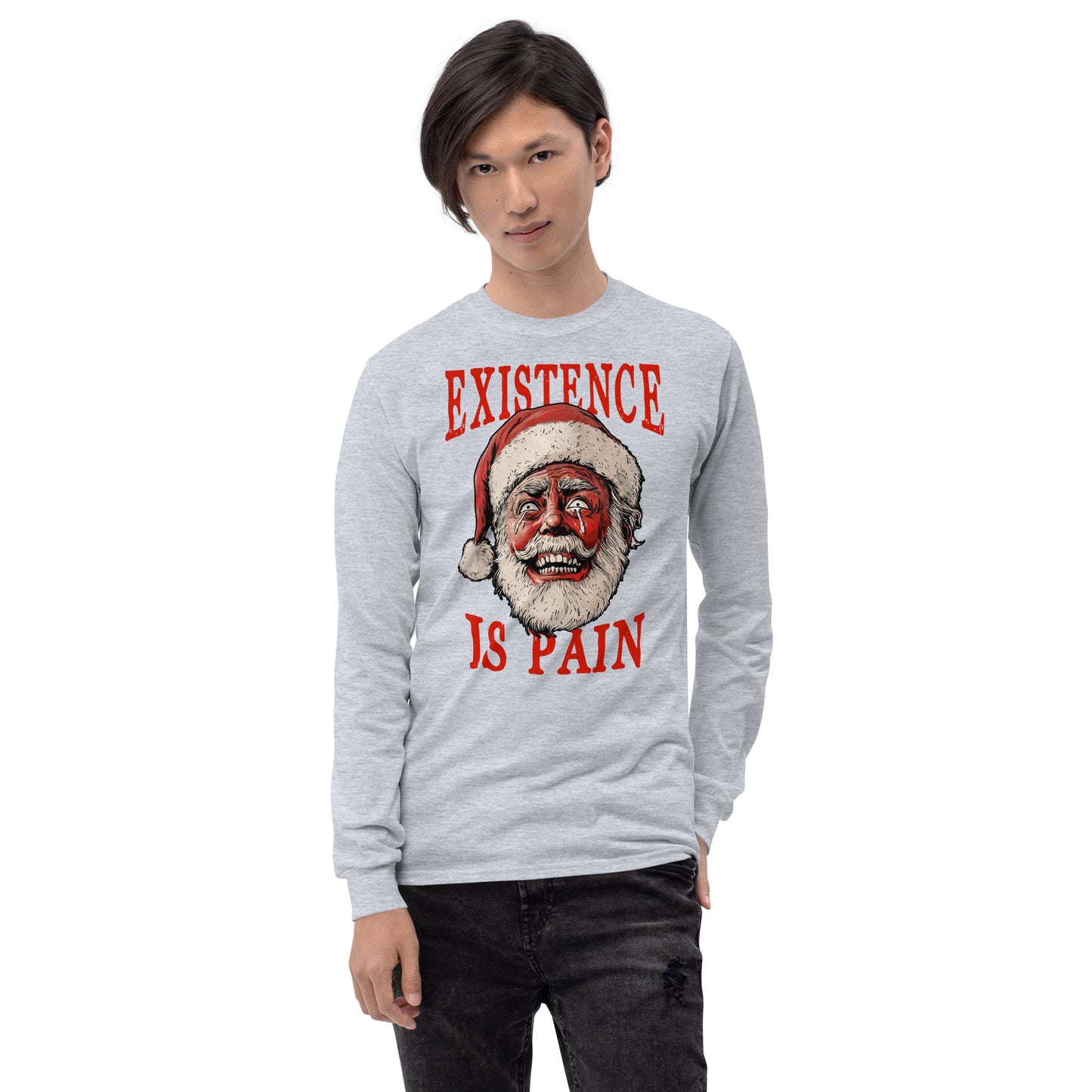 Anonymous Santa - Existence is Pain - Long-Sleeved Shirt