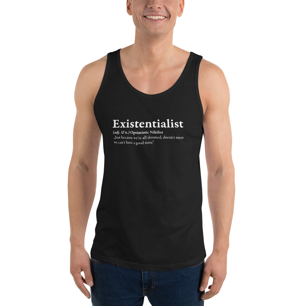 Definition of an Existentialist - Men's Tank Top - The Philosopher's Shirt