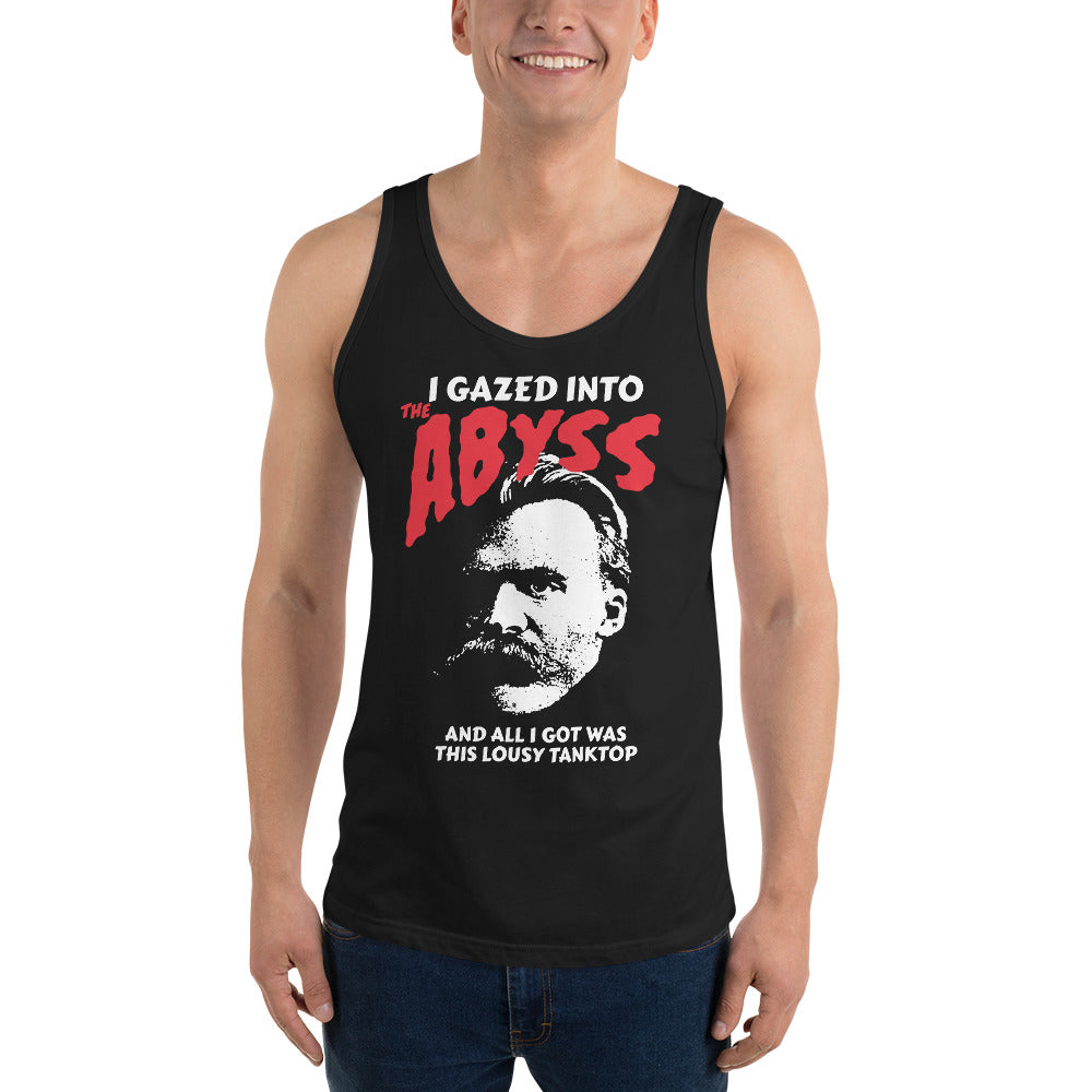 Nietzsche - I Gazed Into The Abyss - Men's Tank Top - The Philosopher's Shirt