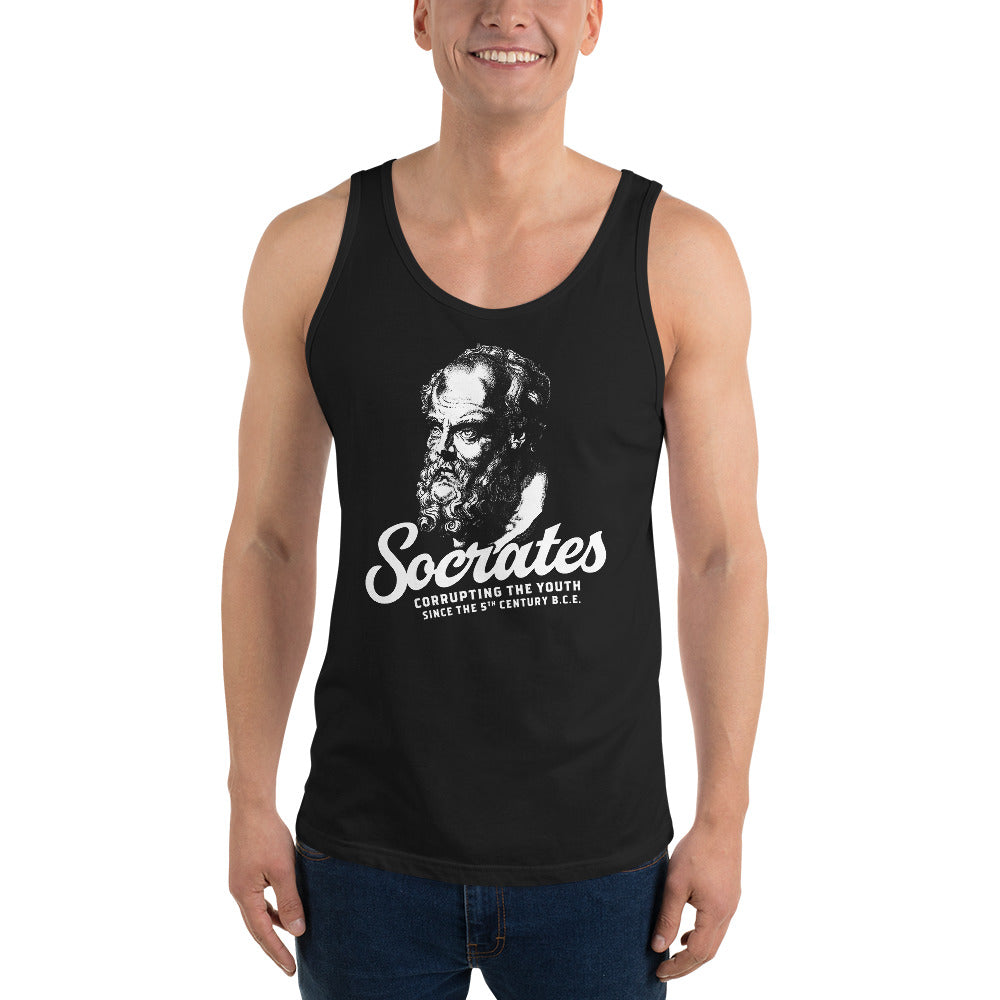 Socrates - Corrupting the Youth - Men's Tank Top - The Philosopher's Shirt