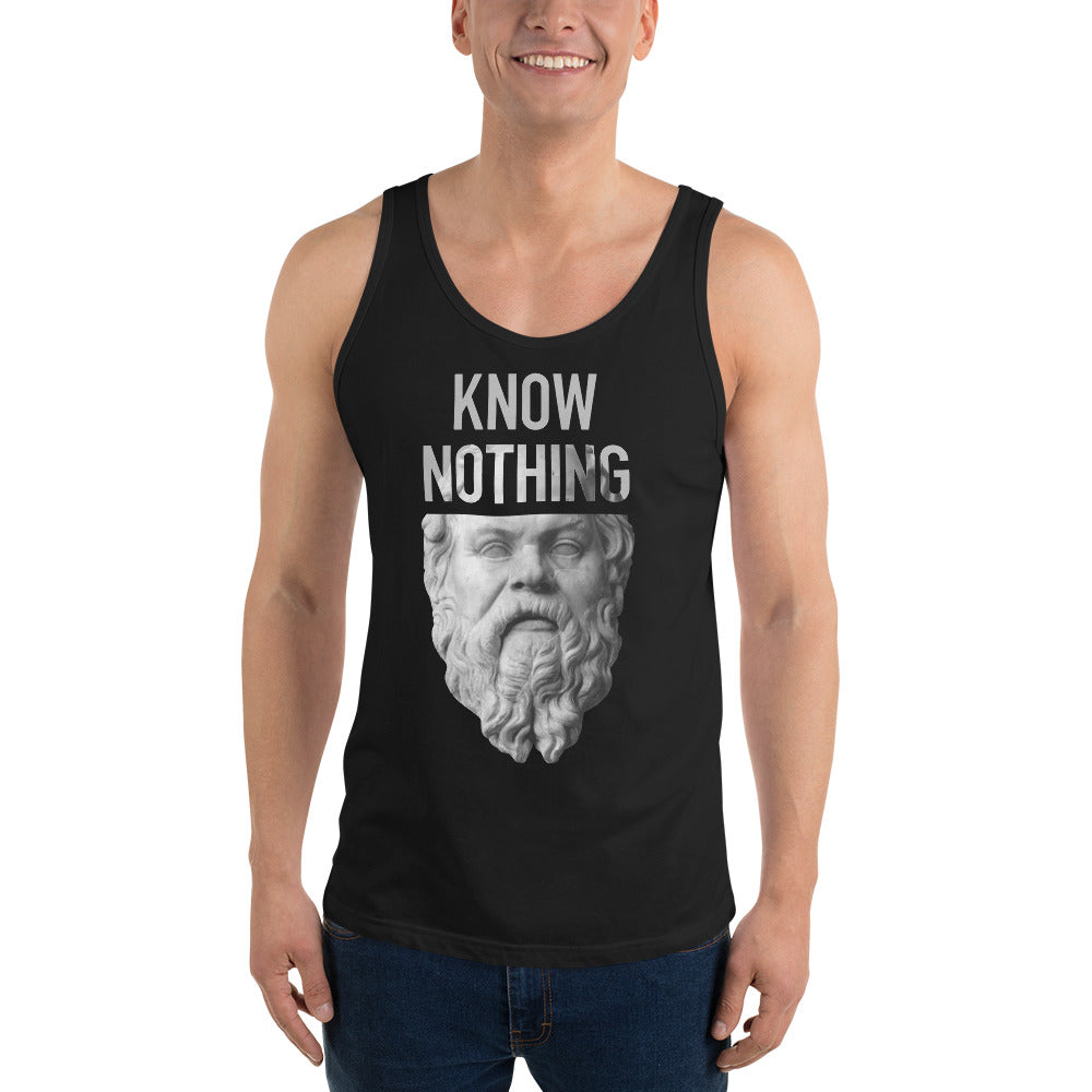 Socrates - Know Nothing - Men's Tank Top - The Philosopher's Shirt