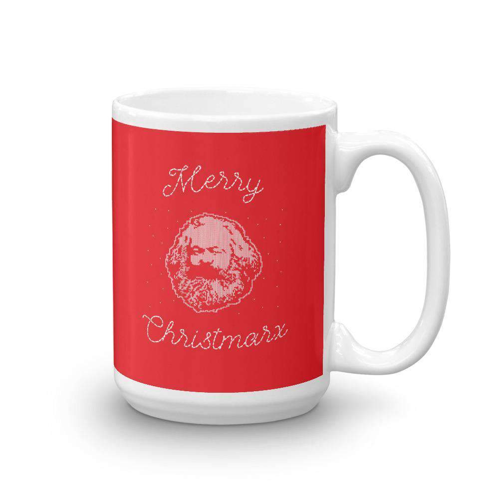 Merry Christmarx - Ugly Christmas Sweater Design - Tasse - The Philosopher's Shirt