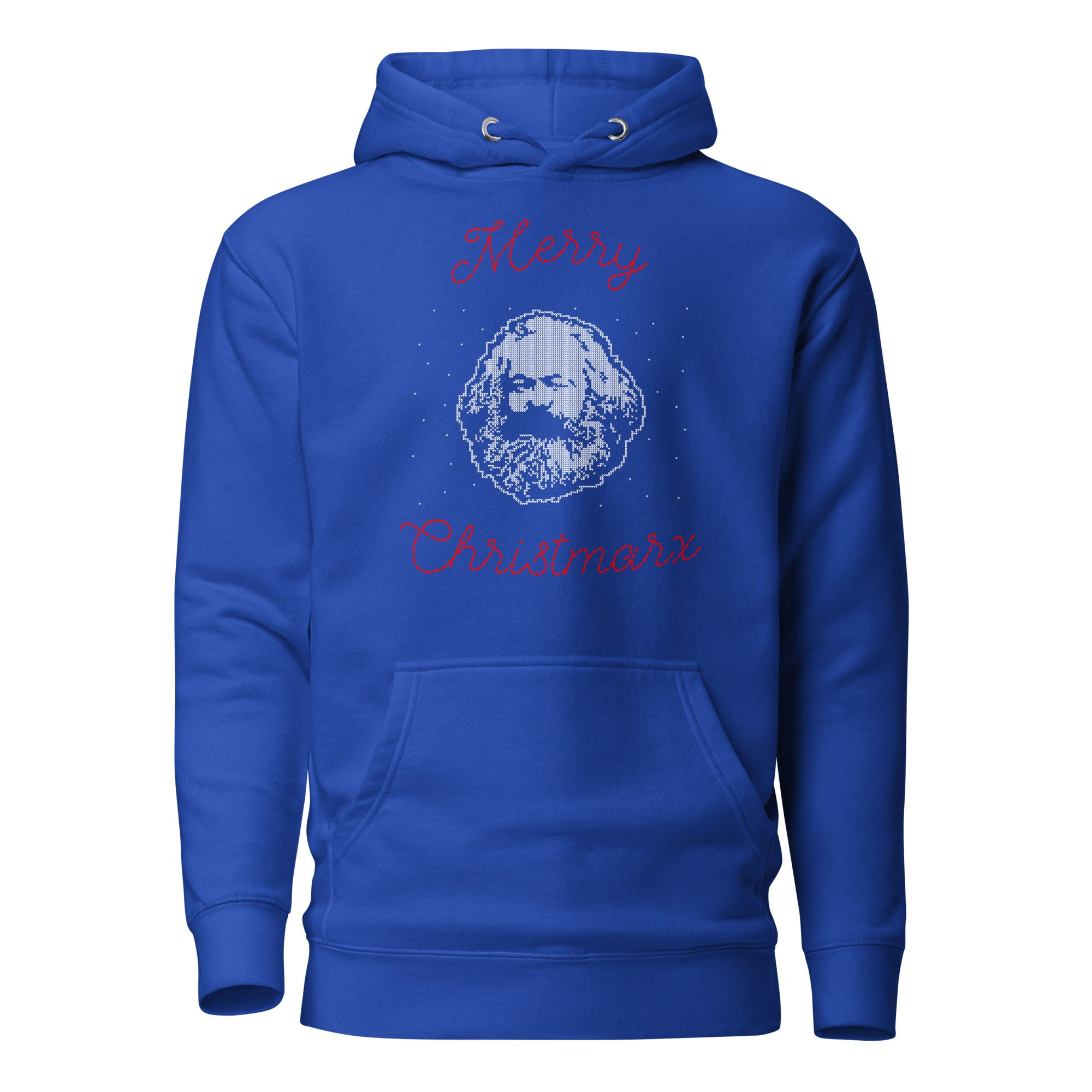 Merry Christmarx - Ugly Christmas Sweater Design - Premium Hoodie - Team Royal - The Philosopher's Shirt
