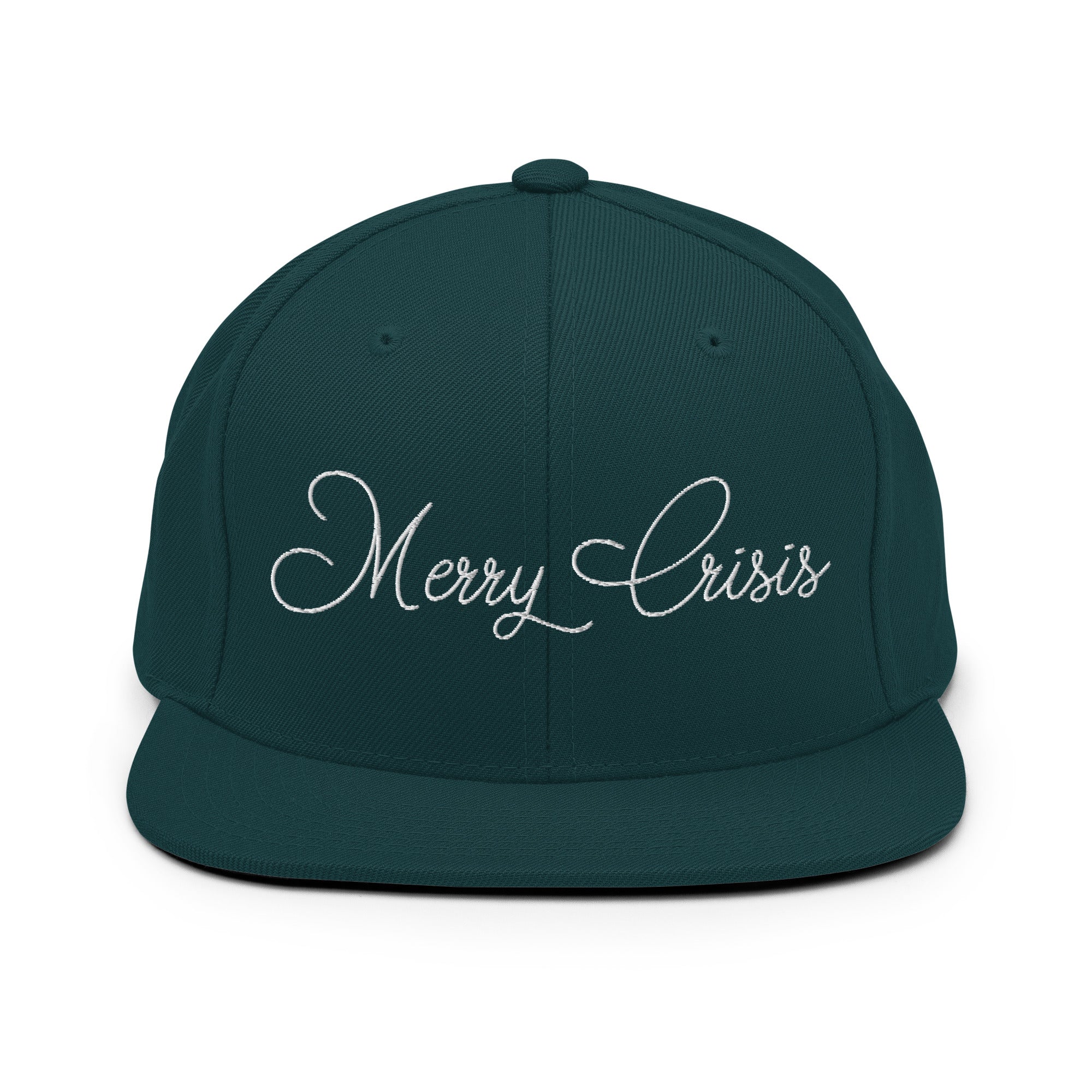 Merry Crisis - Snapback Hat - The Philosopher's Shirt