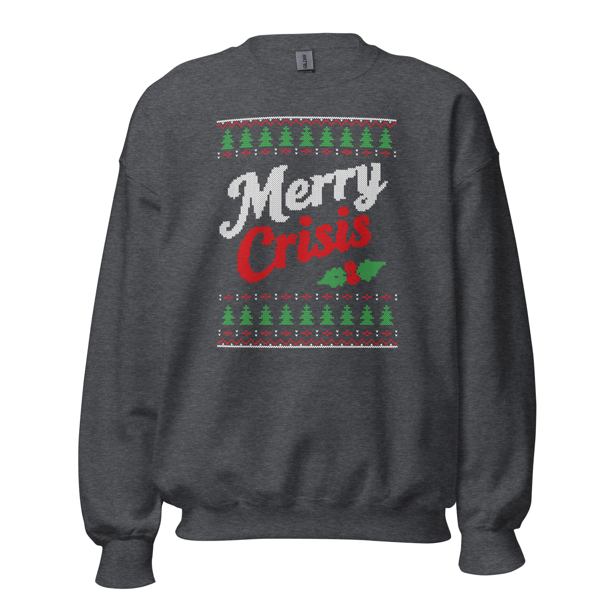 Merry Crisis - Ugly Christmas Sweater - Sweatshirt - The Philosopher's Shirt