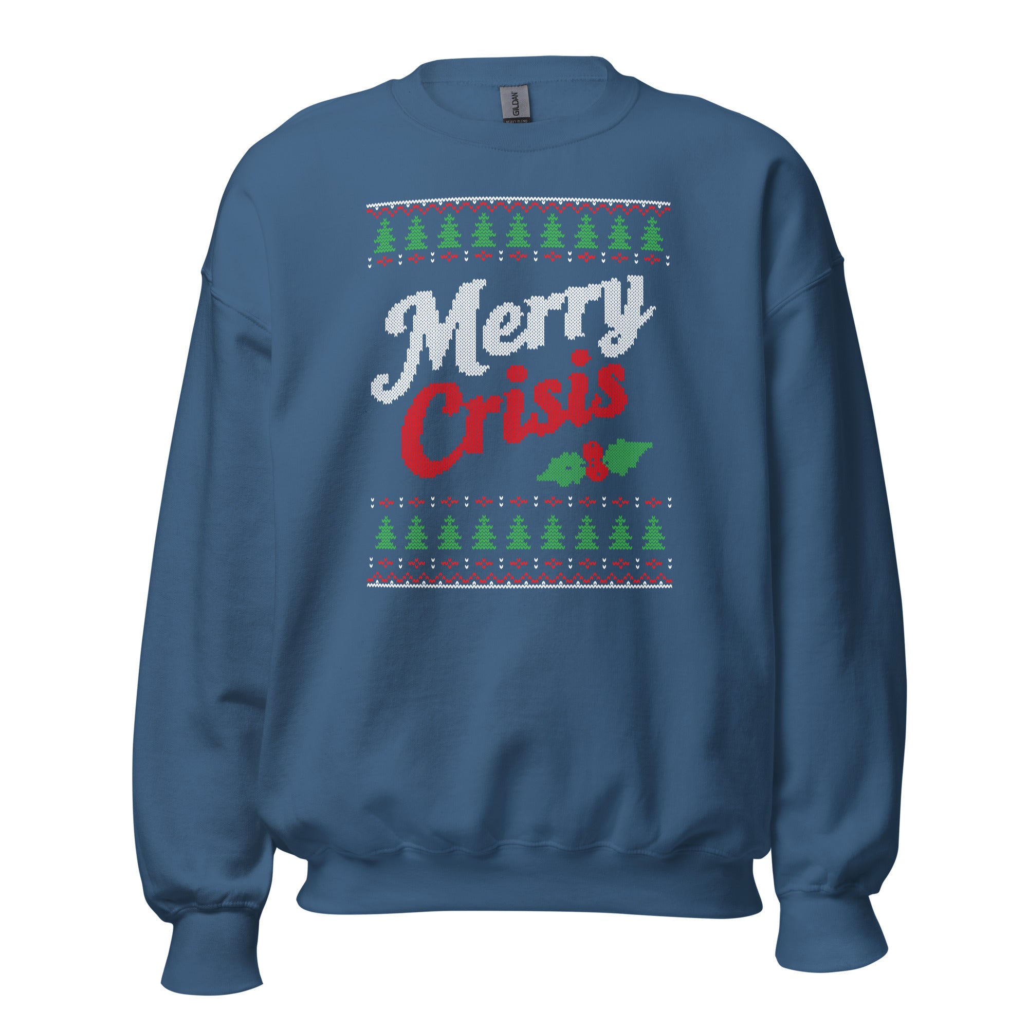 Merry Crisis - Ugly Christmas Sweater - Sweatshirt - The Philosopher's Shirt