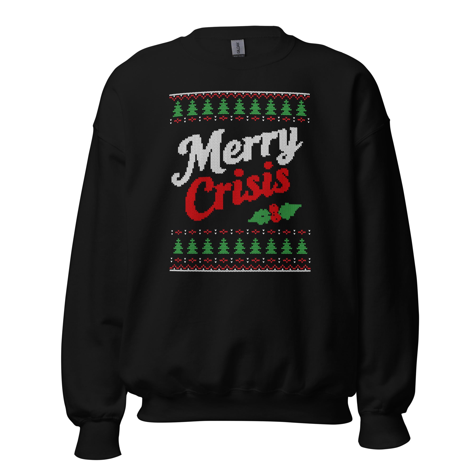 Merry Crisis - Ugly Christmas Sweater - Sweatshirt - The Philosopher's Shirt