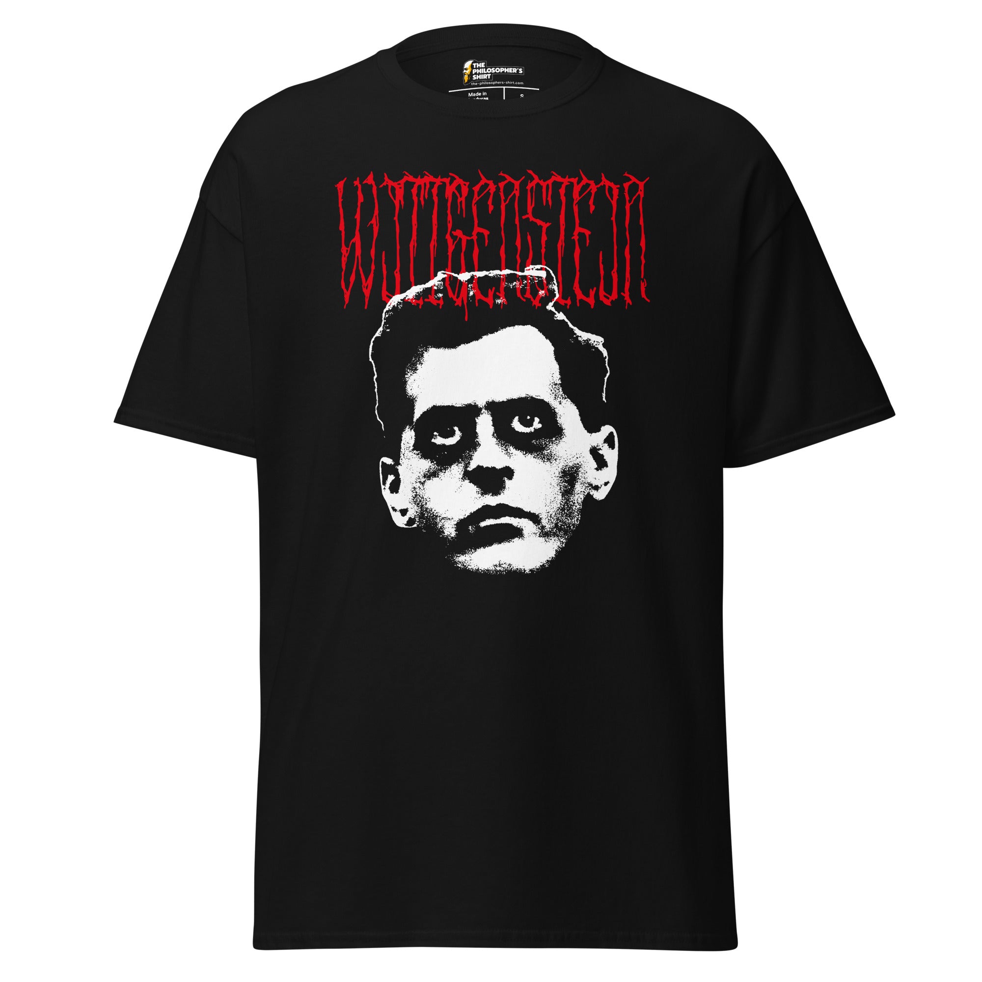 Metal Philosophers - Wittgenstein - Unisex Classic T-Shirt - Black - The Philosopher's Shirt