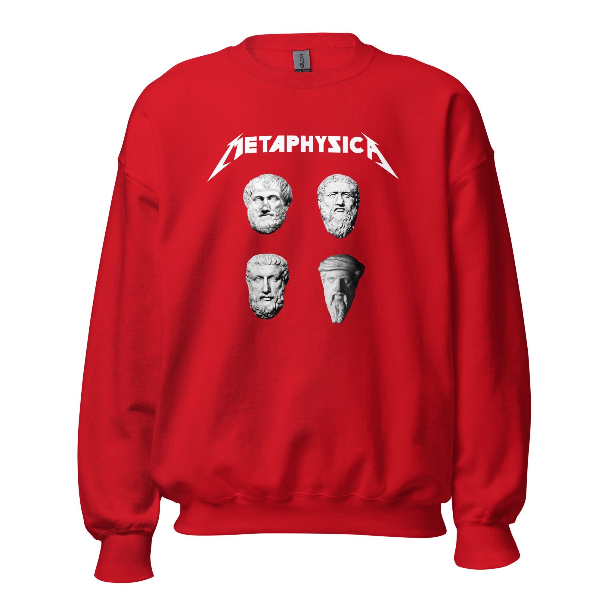 Metaphysica - The Four Wise Men - Sweatshirt - Red - The Philosopher's Shirt