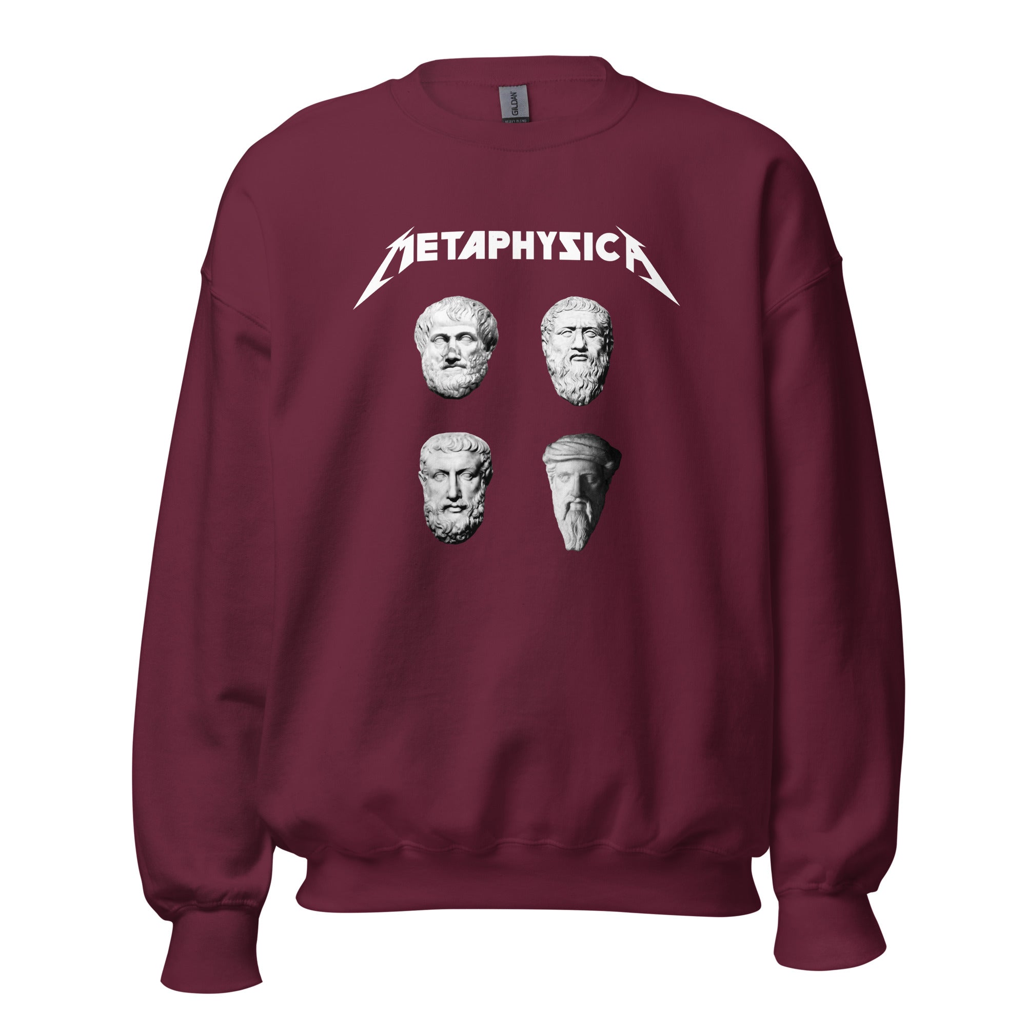 Metaphysica - The Four Wise Men - Sweatshirt - Maroon - The Philosopher's Shirt