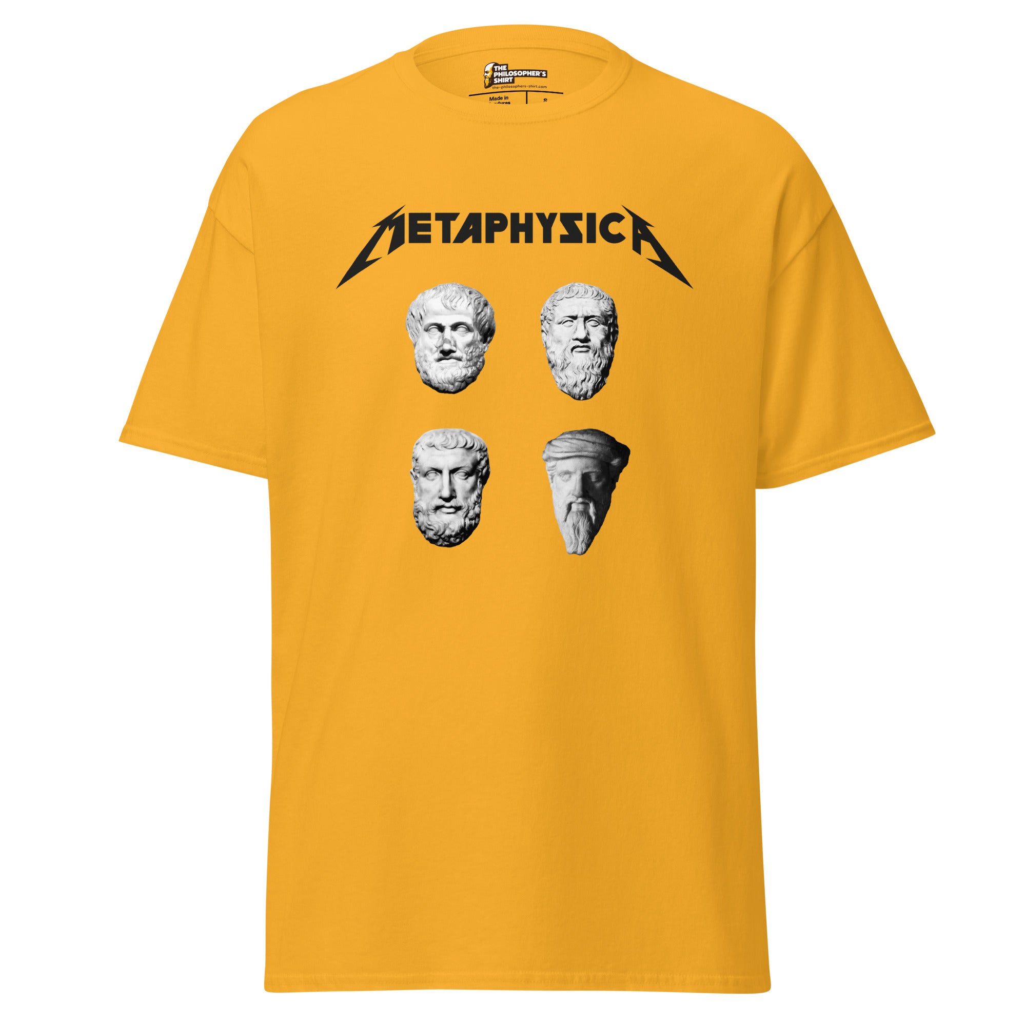 Metaphysica - The Four Wise Men - Unisex Classic T-Shirt - Gold - The Philosopher's Shirt