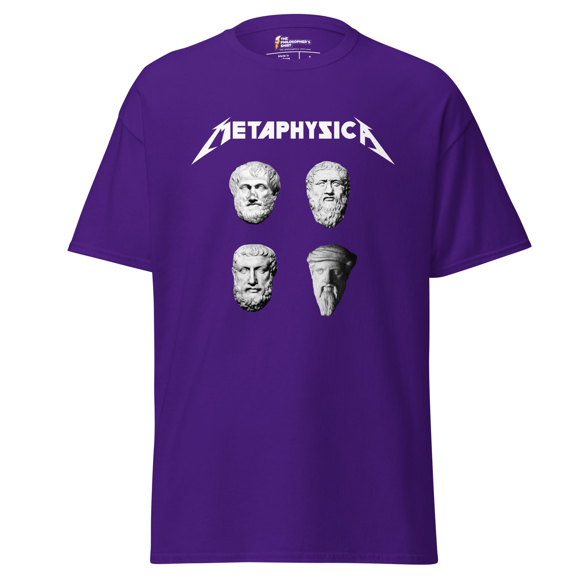 Metaphysica - The Four Wise Men - Unisex Classic T-Shirt - Purple - The Philosopher's Shirt
