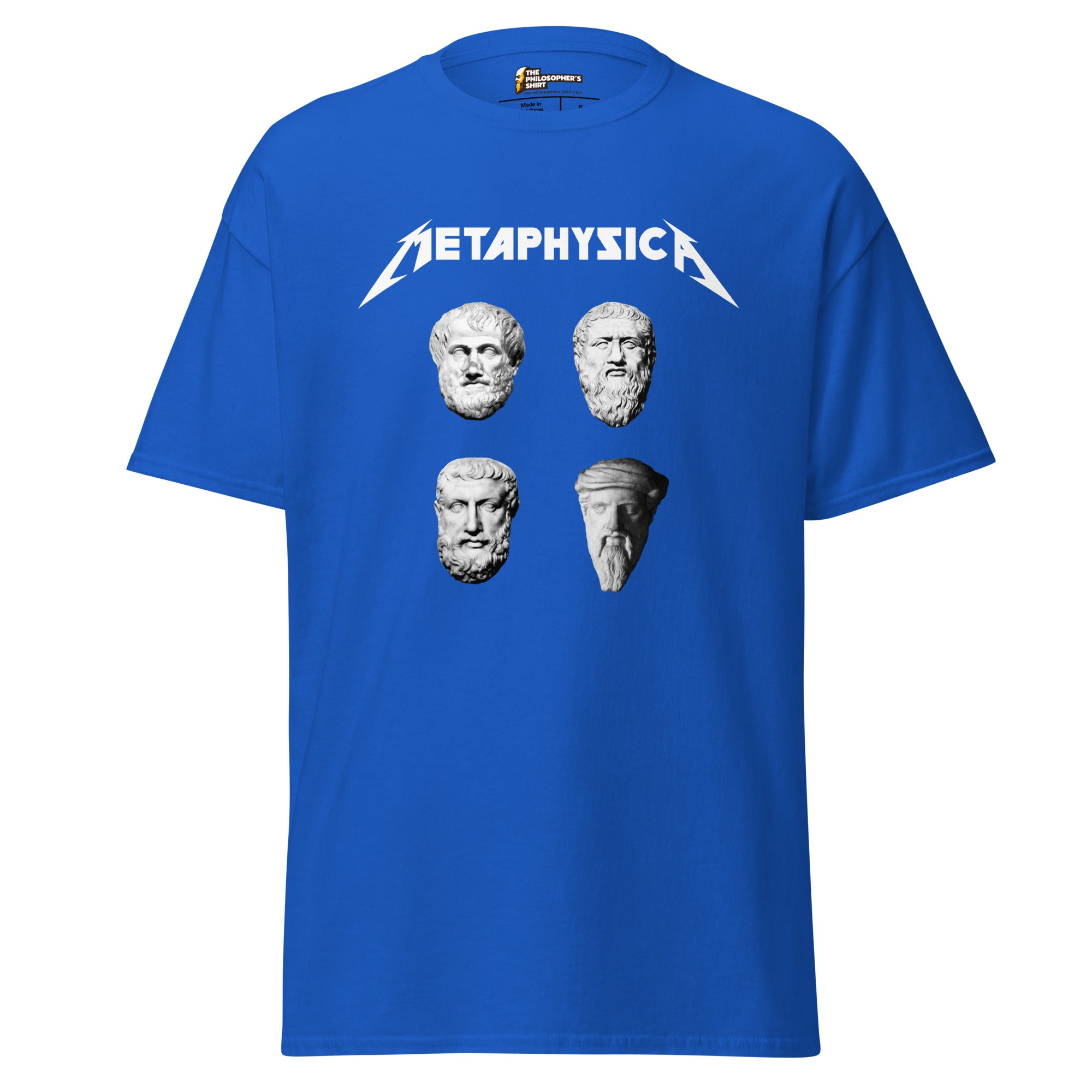Metaphysica - The Four Wise Men - Unisex Classic T-Shirt - Royal - The Philosopher's Shirt
