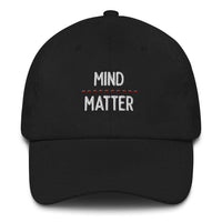 Mind over matter - Embroidered - Cap - Black