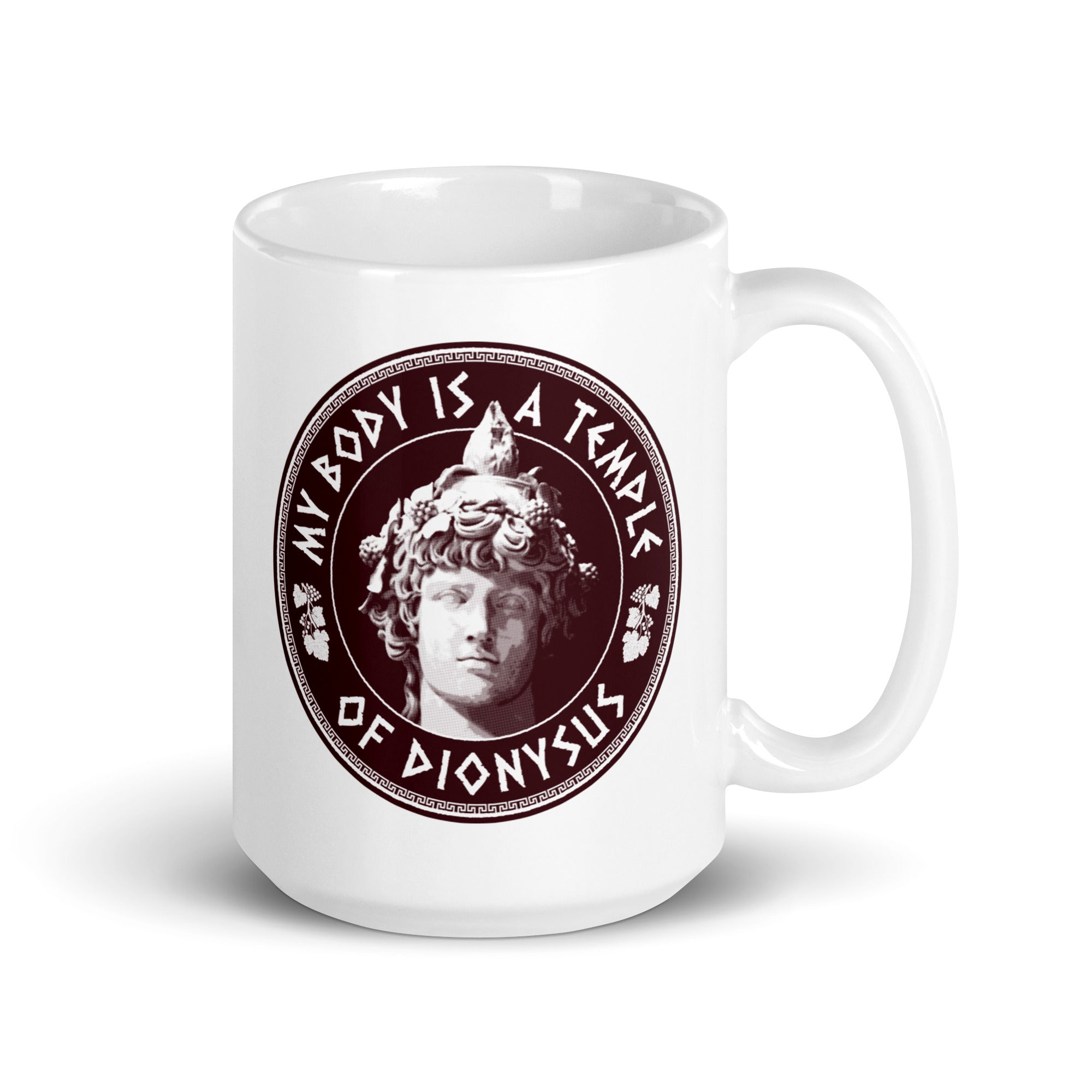 My Body Is A Temple Of Dionysos - Mug - The Philosopher's Shirt