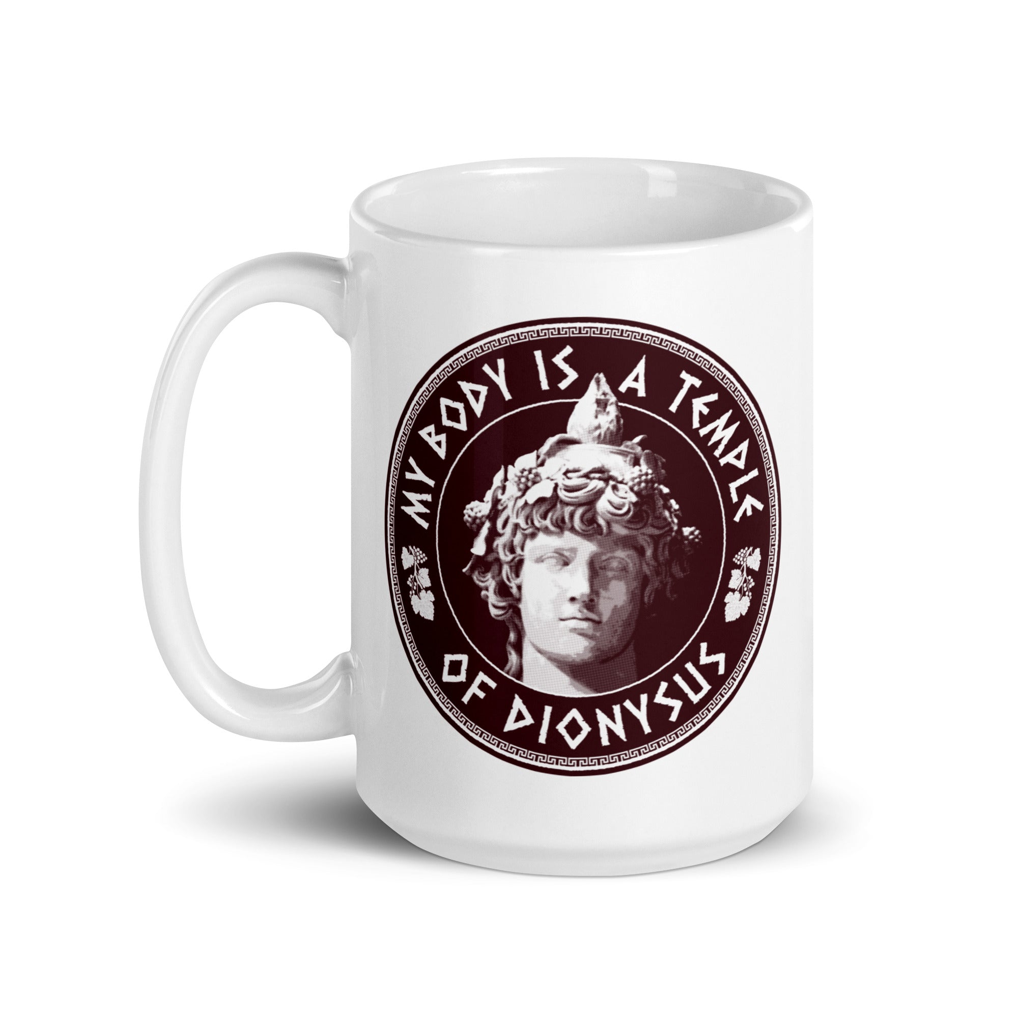 My Body Is A Temple Of Dionysos - Mug - The Philosopher's Shirt