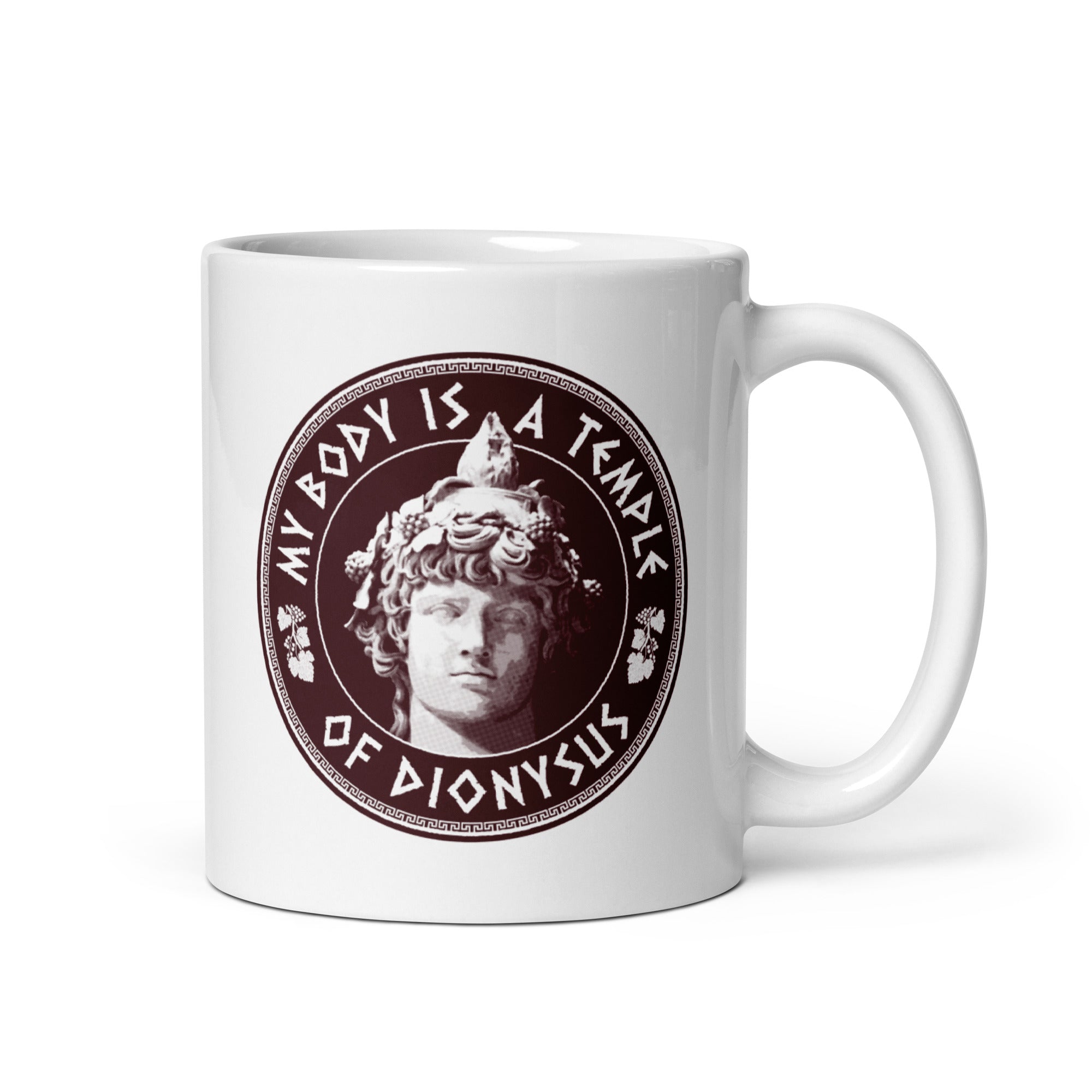 My Body Is A Temple Of Dionysos - Mug - The Philosopher's Shirt