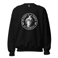 My Body Is A Temple Of Dionysos - Sweatshirt - Black / S