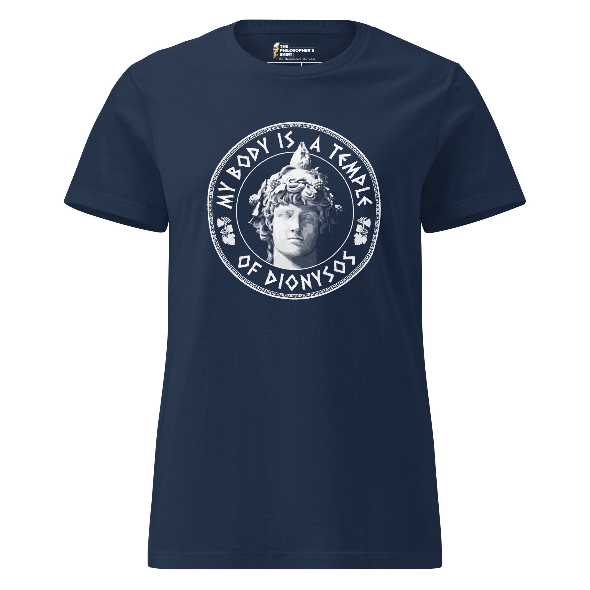 My Body Is A Temple Of Dionysos - Women’s T-shirt - The Philosopher's Shirt
