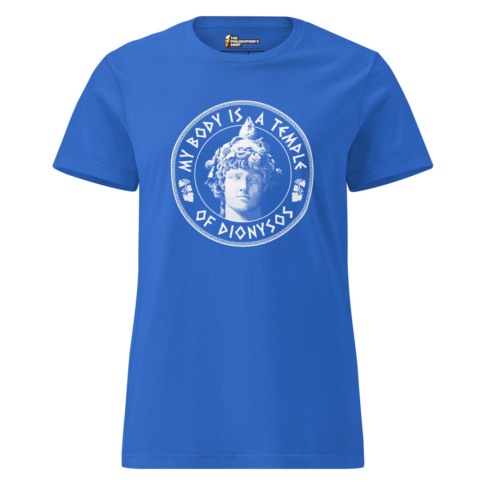 My Body Is A Temple Of Dionysos - Women’s T-shirt - The Philosopher's Shirt