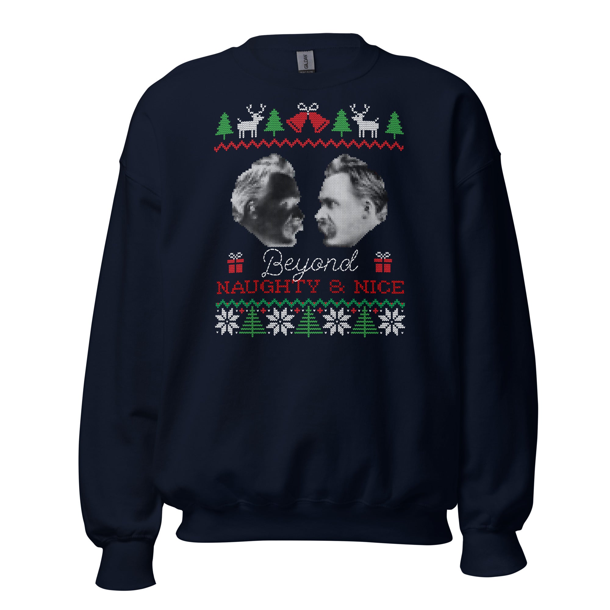 Nietzsche - Beyond naughty and nice - Sweatshirt - The Philosopher's Shirt