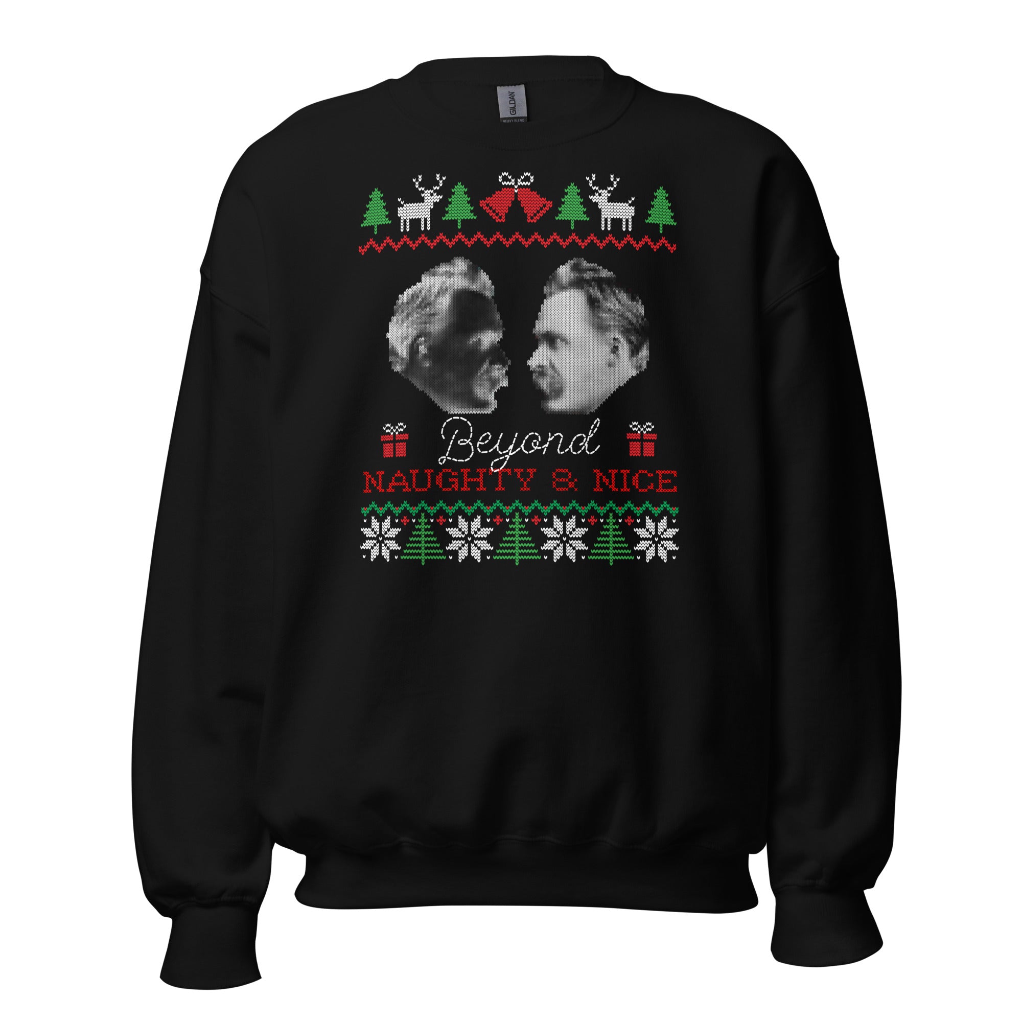 Nietzsche - Beyond naughty and nice - Sweatshirt - The Philosopher's Shirt