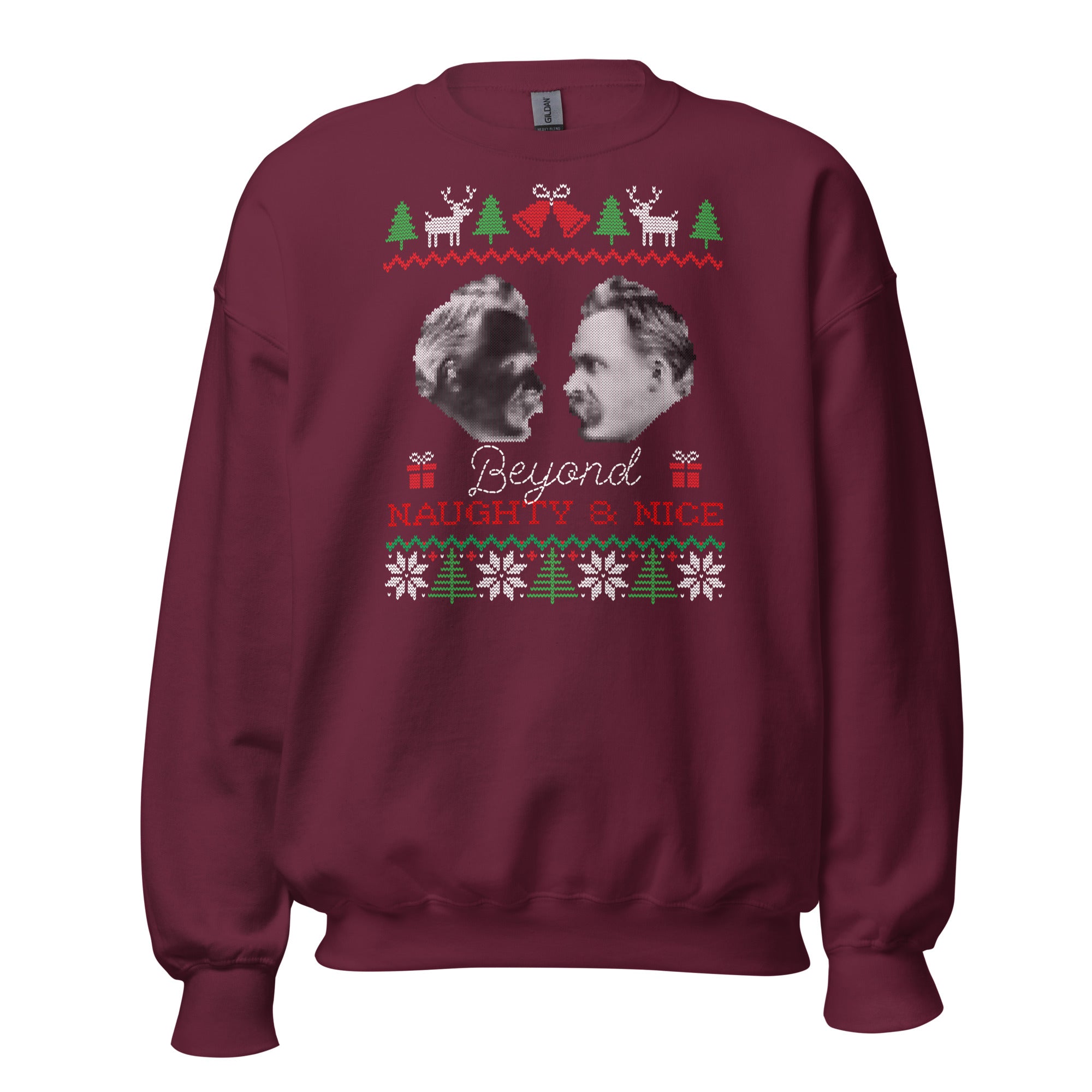 Nietzsche - Beyond naughty and nice - Sweatshirt - The Philosopher's Shirt