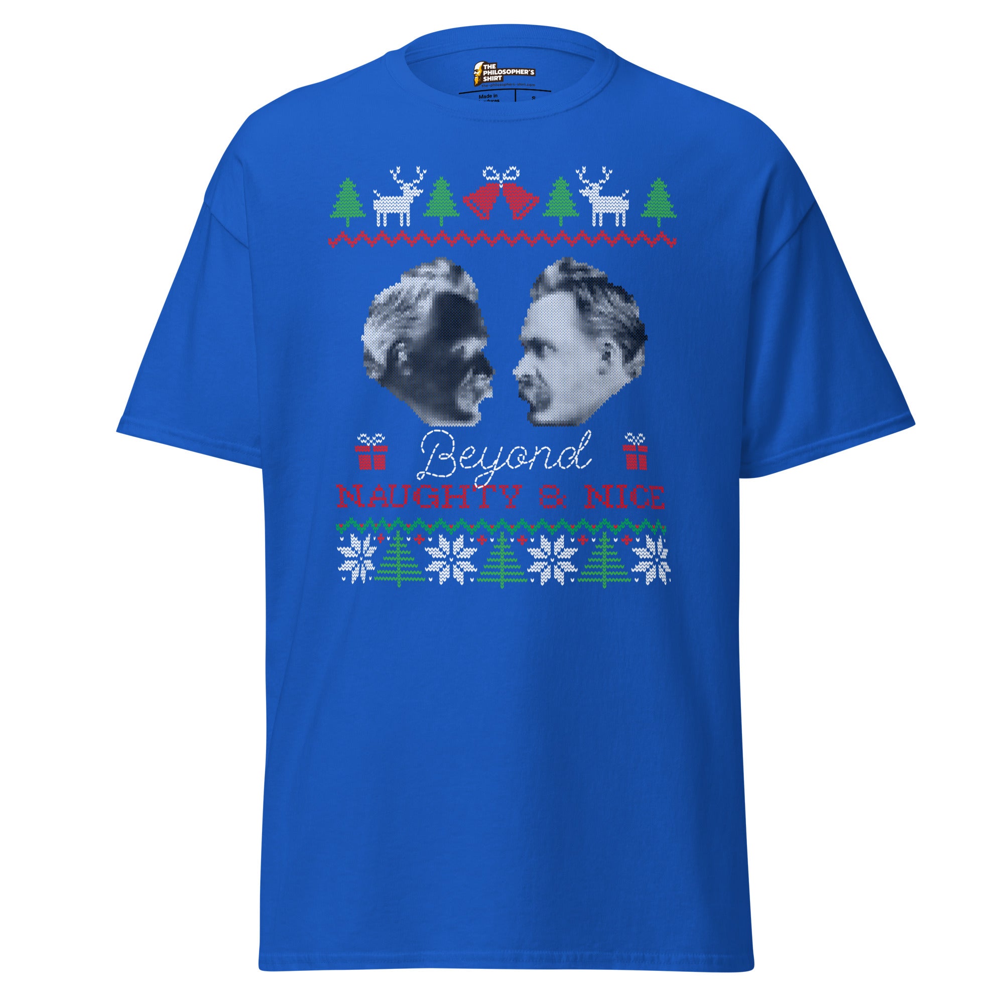 Nietzsche - Beyond naughty and nice - Unisex Classic T-Shirt - The Philosopher's Shirt