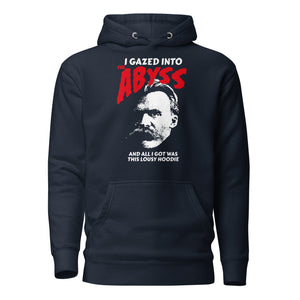 Nietzsche - Ho guardato nell'abisso - Felpa con cappuccio premium