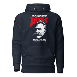 Nietzsche - Ho guardato nell'abisso - Felpa con cappuccio premium