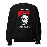 Nietzsche - I Gazed Into The Abyss - Sweatshirt - Black / S