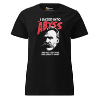 Nietzsche - I Gazed Into The Abyss - Women’s T-shirt - Black / S
