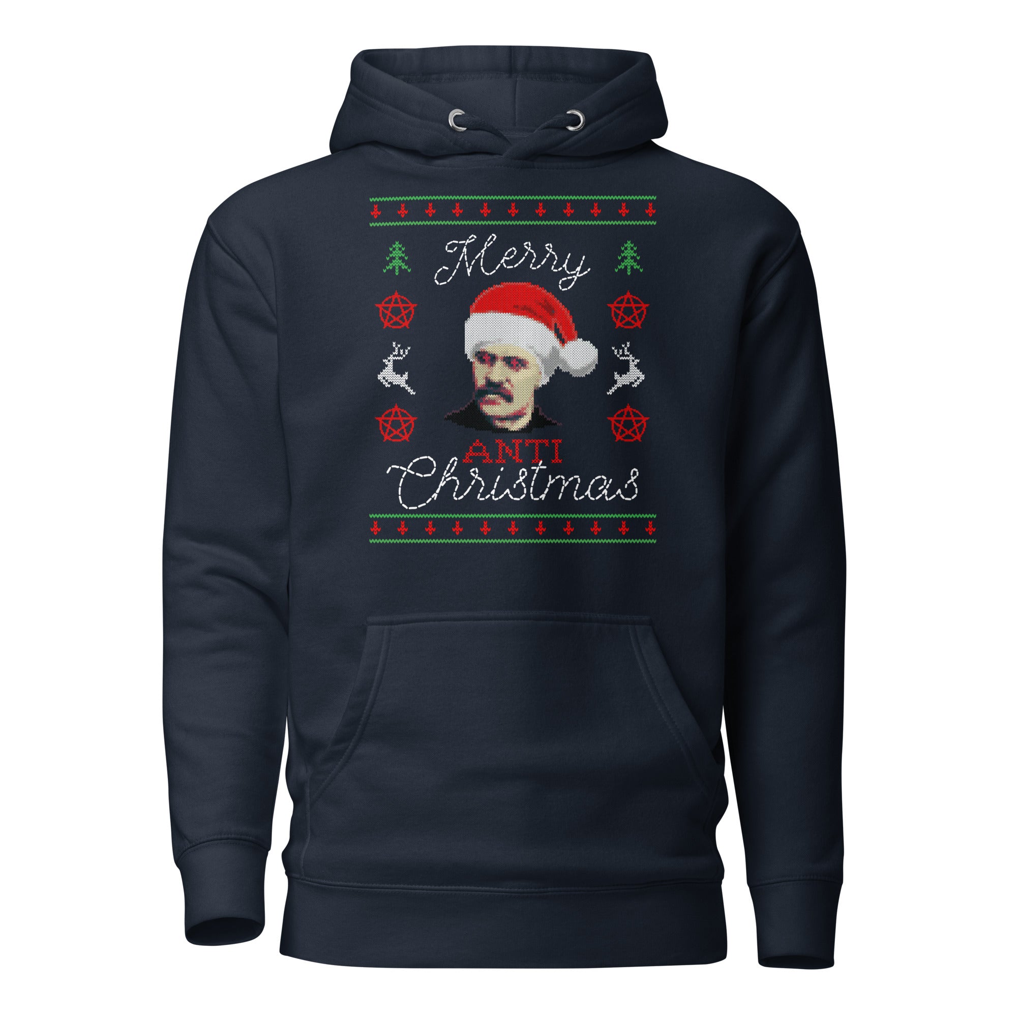 Nietzsche: Merry Anti-Christmas - Premium Hoodie - The Philosopher's Shirt
