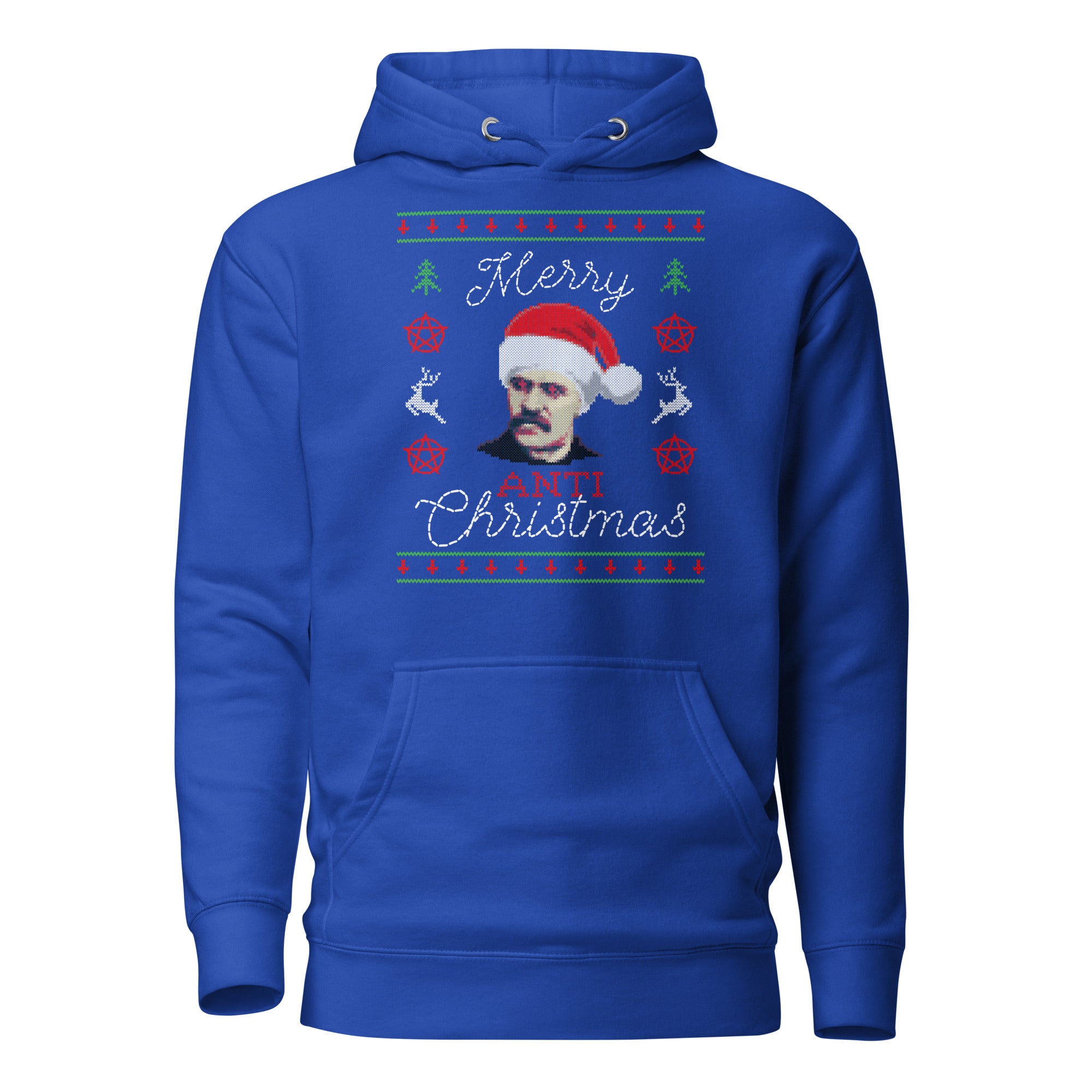Nietzsche: Merry Anti-Christmas - Premium Hoodie - The Philosopher's Shirt