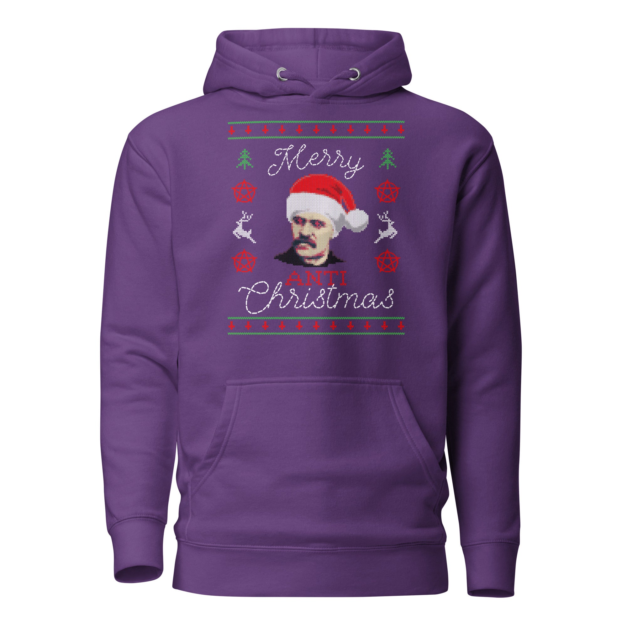 Nietzsche: Merry Anti-Christmas - Premium Hoodie - The Philosopher's Shirt