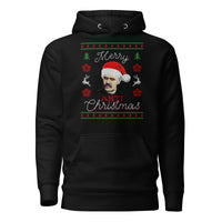 Nietzsche: Merry Anti-Christmas - Premium Hoodie - Black / S