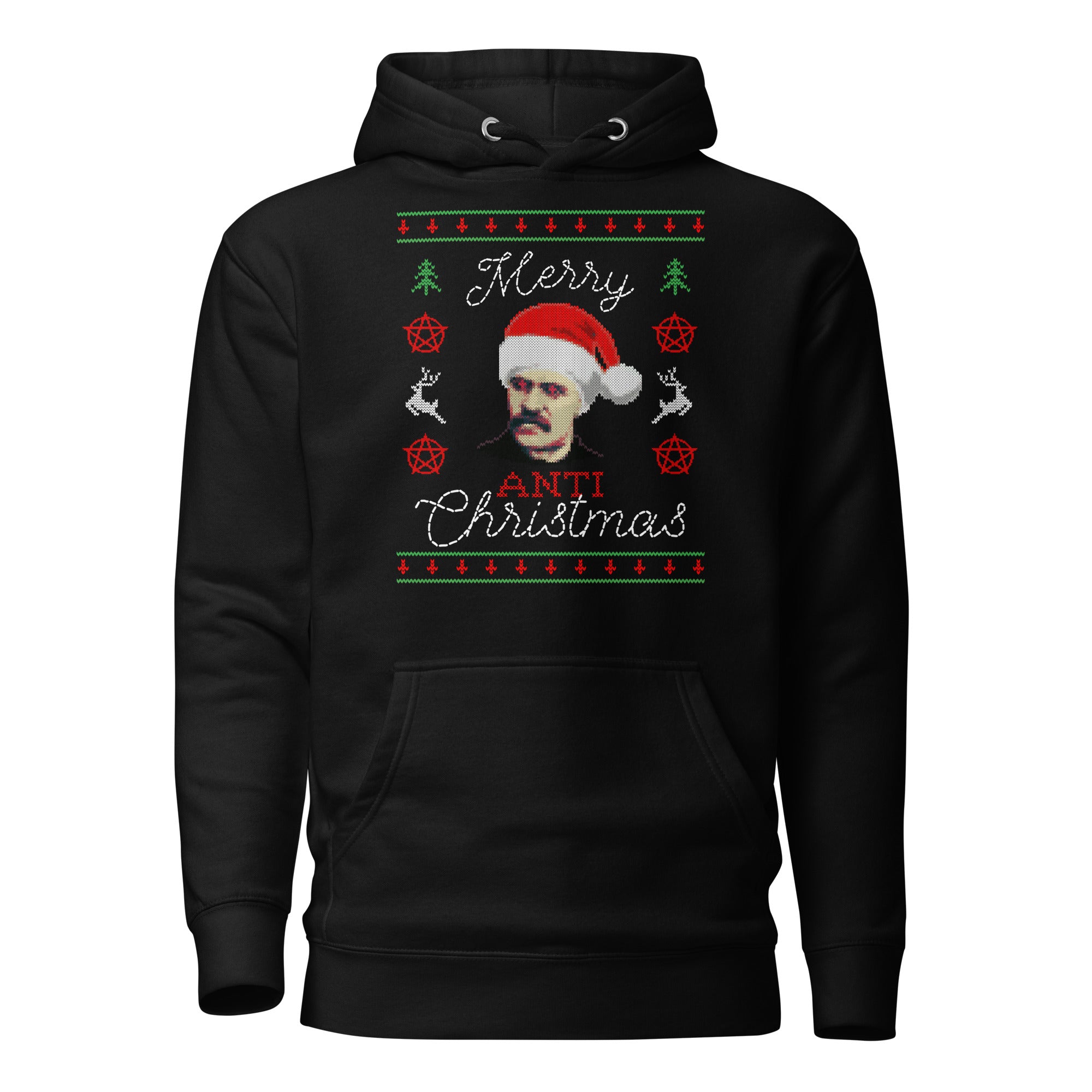 Nietzsche: Merry Anti-Christmas - Premium Hoodie - The Philosopher's Shirt