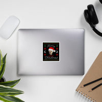 Nietzsche: Merry Anti-Christmas - Sticker - 10 x 10 cm | 4 x 4 inches