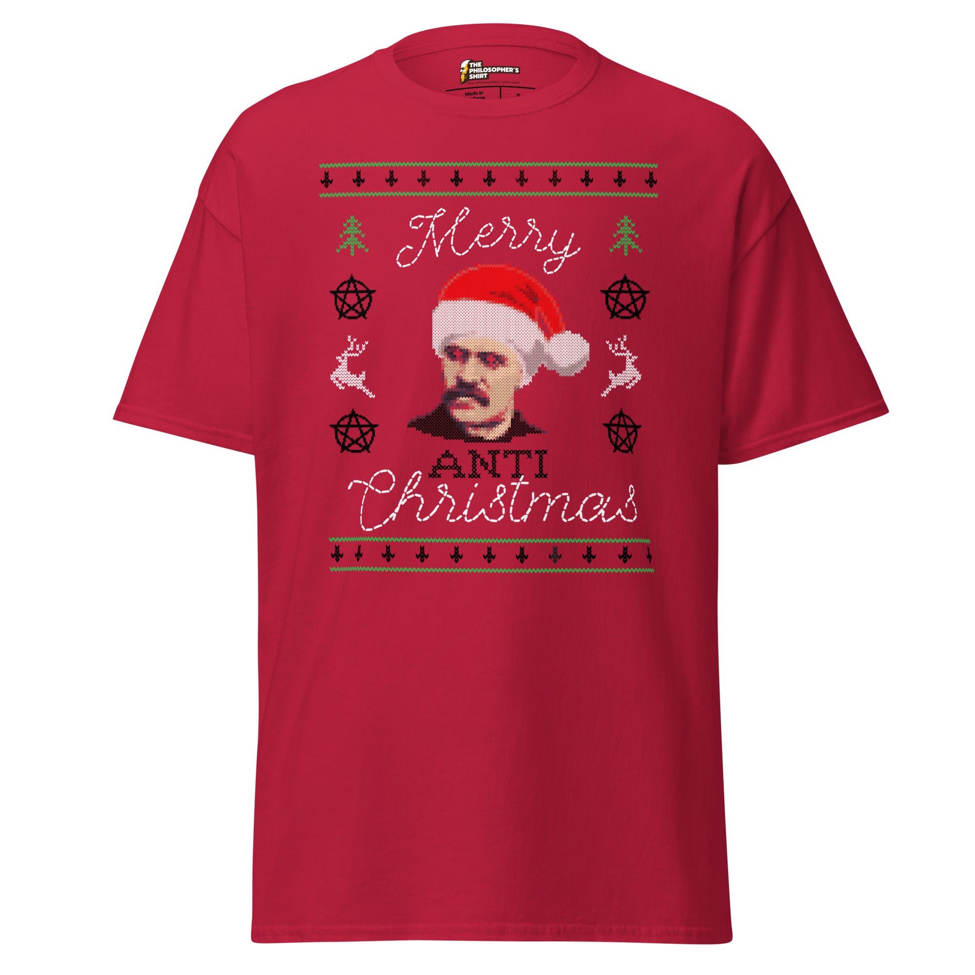 Nietzsche: Merry Anti-Christmas - Unisex classic T-Shirt - The Philosopher's Shirt
