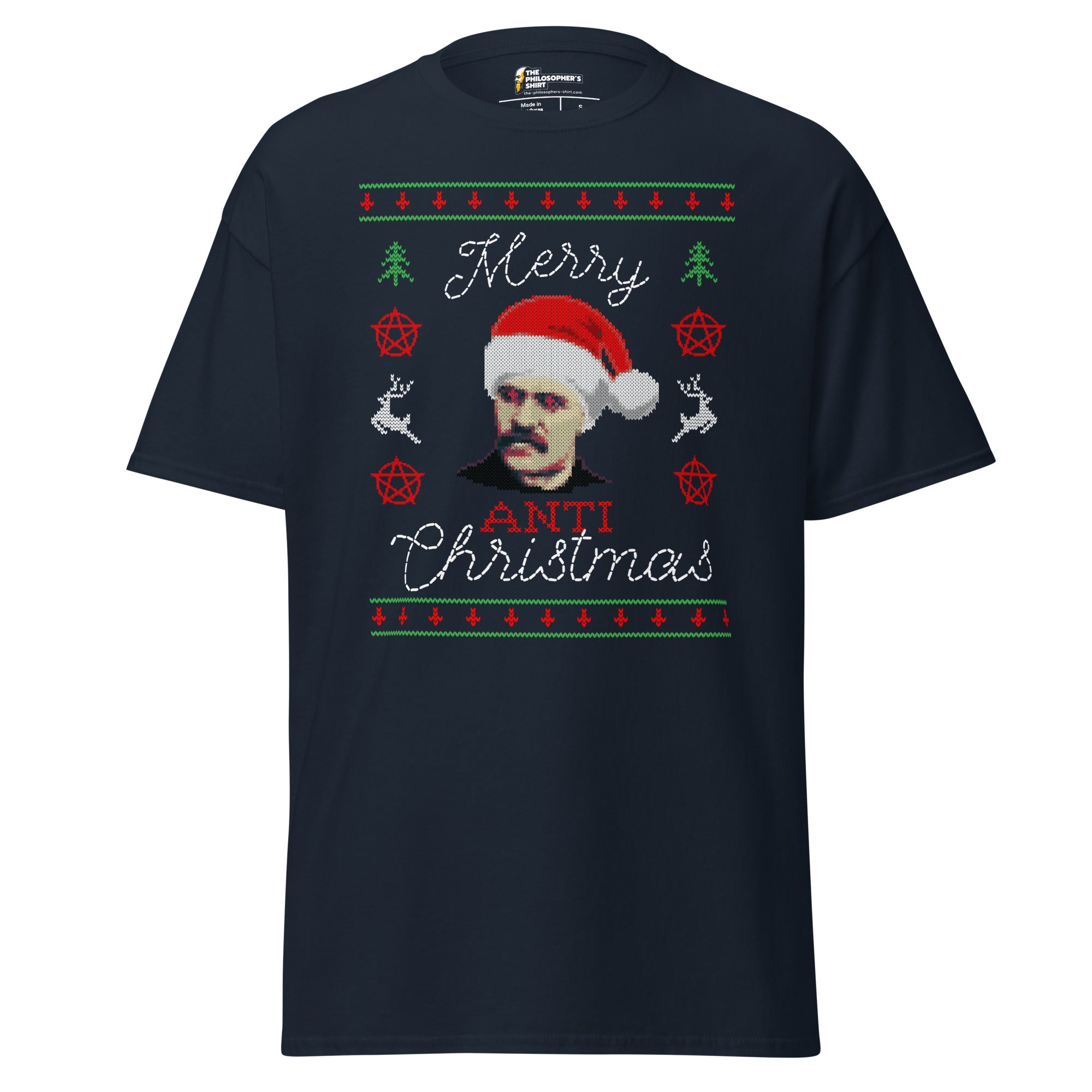 Nietzsche: Merry Anti-Christmas - Unisex classic T-Shirt - The Philosopher's Shirt