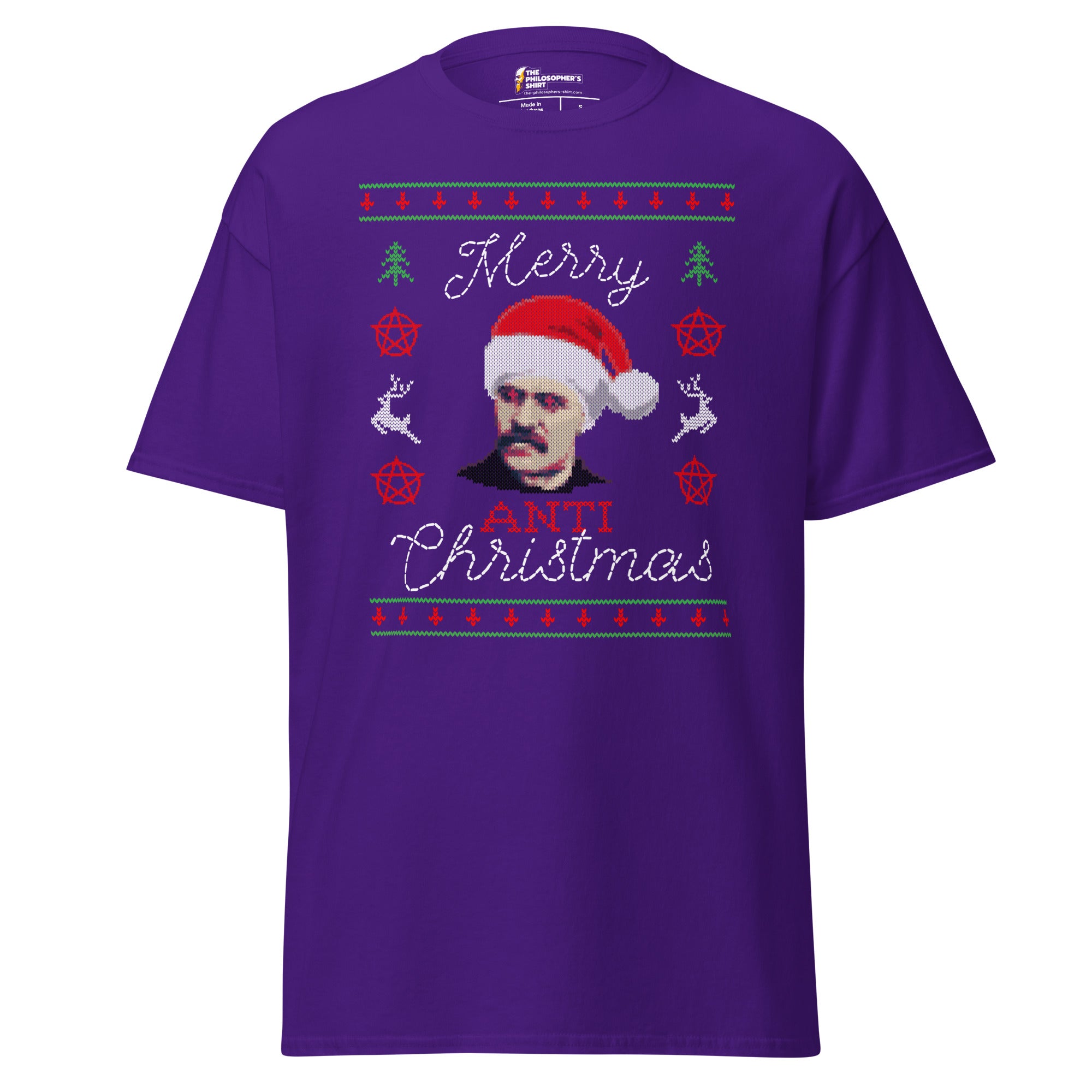 Nietzsche: Merry Anti-Christmas - Unisex classic T-Shirt - The Philosopher's Shirt